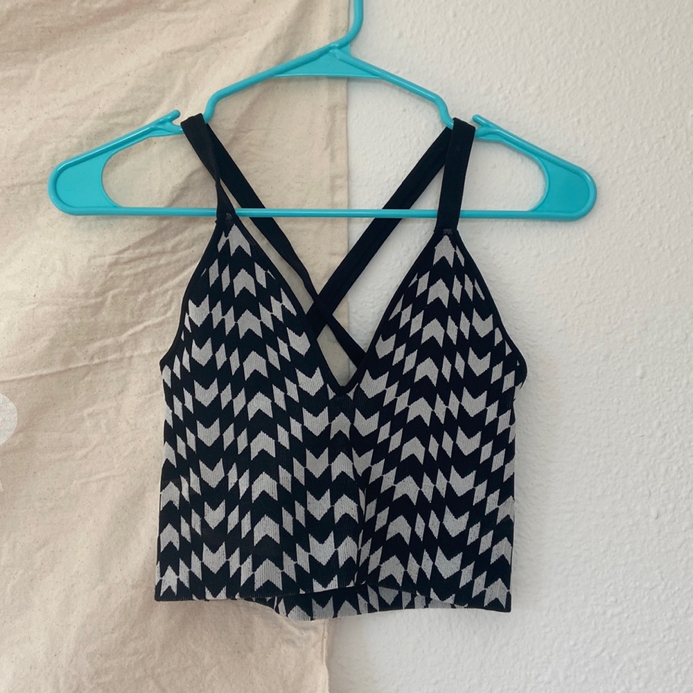 free people movement good karma chevron top
